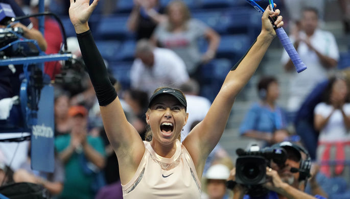 Мария Шарапова победила Тимею Бабош и вышла в 1/16 финала US Open.