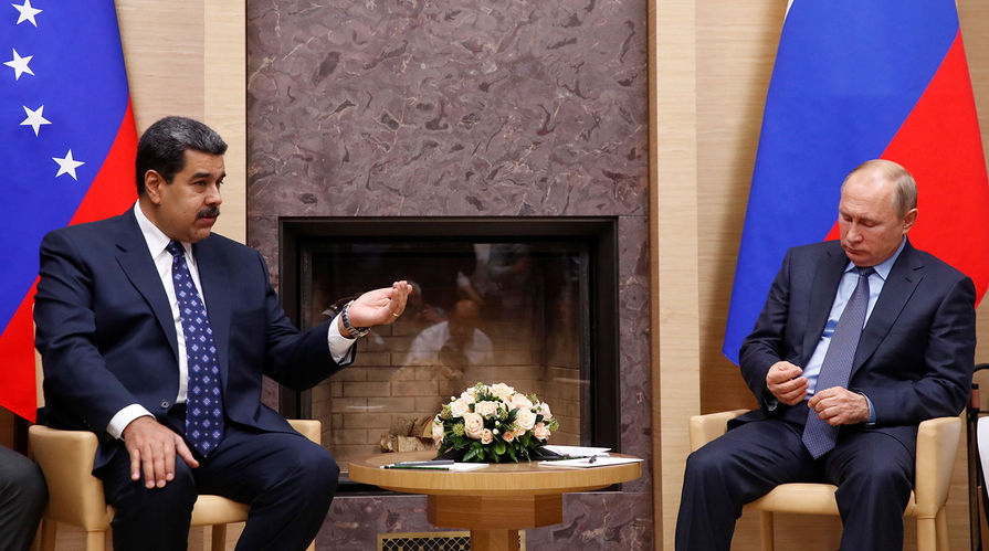 Президент Венесуэлы Николас Мадуро и президент России Владимир Путин