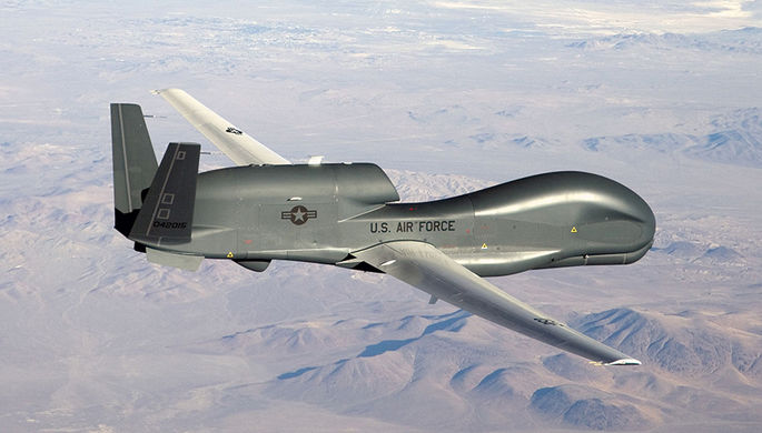 Американский стратегический разведывательный БПЛА RQ-4A Global Hawk