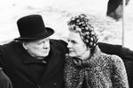 Уинстон Черчилль и его жена Клементина, сентябрь 1940 года