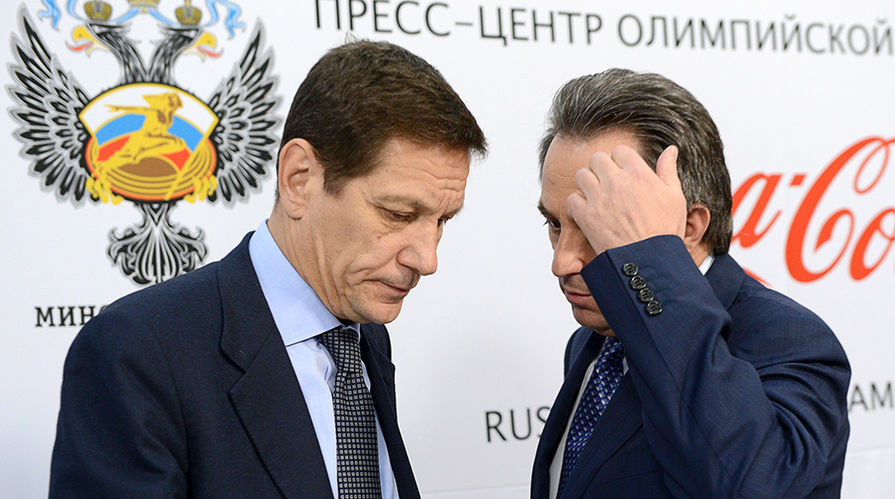 Глава ОКР Александр Жуков и министр спорта Виталий Мутко
