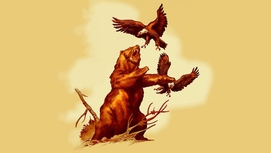 Benito Gallego. Bear and eagles