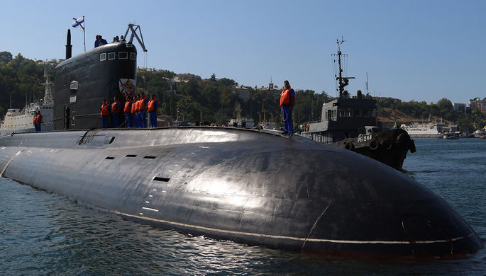 Четвертая дизельная подводная лодка Черноморского флота РФ «Краснодар» проекта 636...