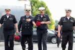 Похороны подводников, погибших на глубоководном аппарате в Баренцевом море, Серафимовское кладбище, Санкт-Петербург, 6 июля 2019 года