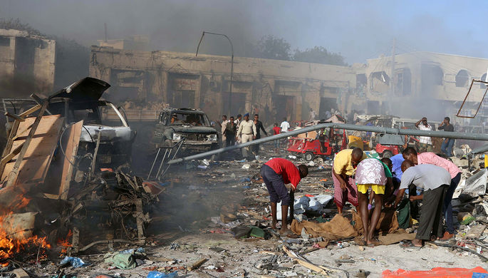Последствия теракта в Сомали