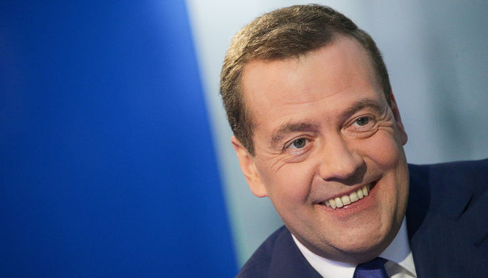 Премьер-министр России Дмитрий Медведев