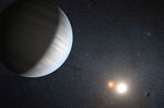 On planets close to the conditions for the binary stars life better 