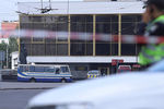 Ситуация на месте захвата заложников в пассажирском автобусе в центре Луцка, 21 июля 2020 года