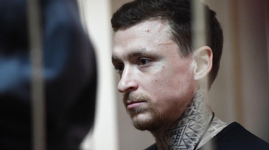 Футболист Павел Мамаев на заседании Пресненского районного суда Москвы, 3 апреля 2019 года