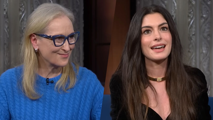 Актриса Энн Хэтэуэй обвинила Мерил Стрип в краже свитера