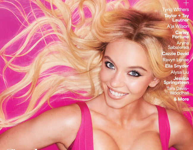 Актриса Сидни Суини снялась в бюстгальтера для обложки глянца