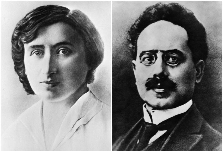 Роза Люксембург и Карл Либкнехт