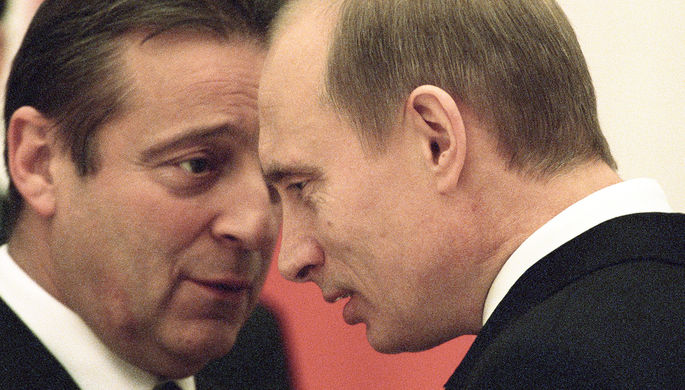 Геннадий Хазанов и Владимир Путин, 2003 год