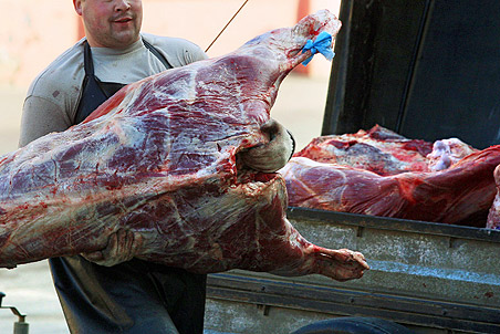 Theives make off with 20 tons of beef fat in northern Moscow