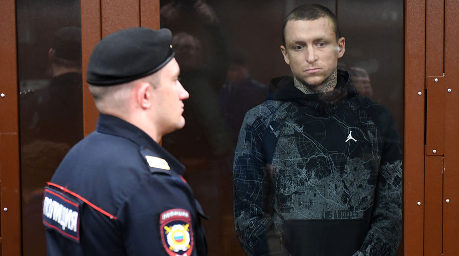 Футболист Павел Мамаев на заседании Тверского районного суда Москвы, 11 октября 2018 года