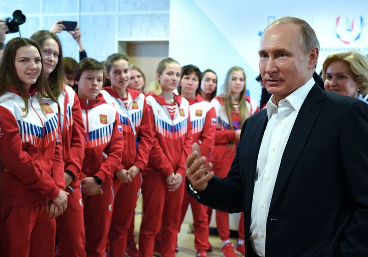 Владимир Путин на Универсиаде