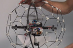 Swiss scientists have created a flying robot, which is able to build on the obstacles