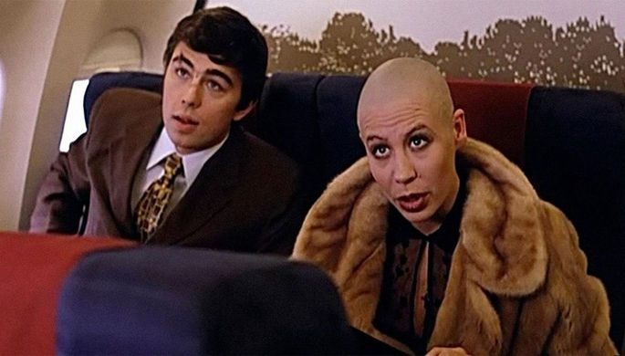 Сергей Бодров и Дарья Юргенс в кадре из фильма «Брат 2» (2000 год)