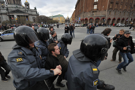 Occupy Russia - dozens of protesters take part in rallies in different regions