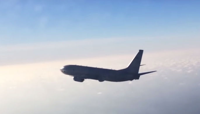 Российский Су-27 перехватил самолет ВВС США над Балтикой
