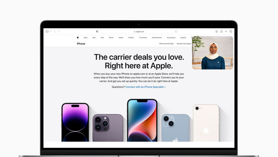На официальном сайте Apple появилась видеосвязь с консультантами
