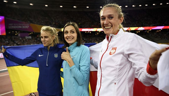 Российская прыгунья в высоту Мария Ласицкене завоевала золото на чемпионате мира по легкой атлетике...