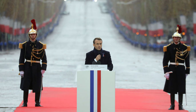 Президент Франции Эммануэль Макрон