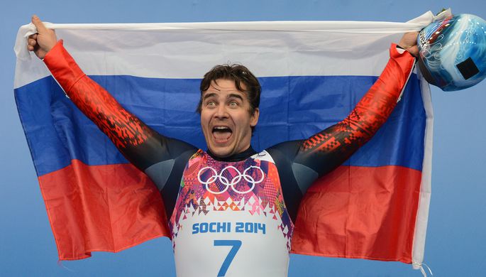 Альберт Демченко на Олимпийских играх в Сочи