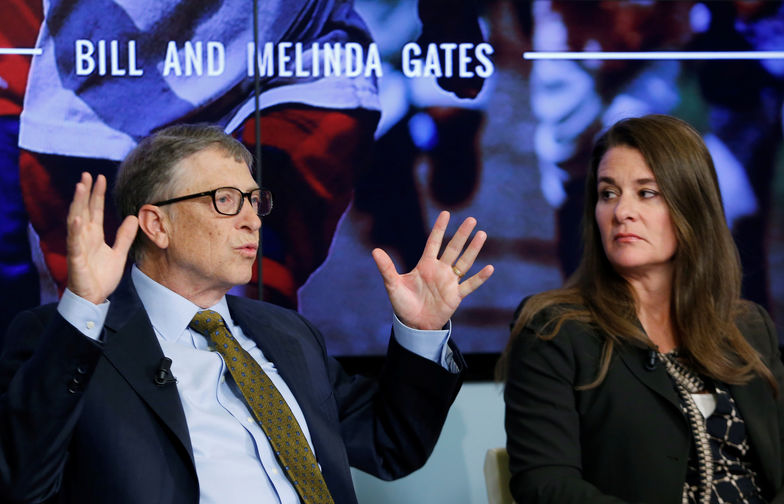  Билл и Мелинда Гейтс в Брюсселе, 2015 год 
