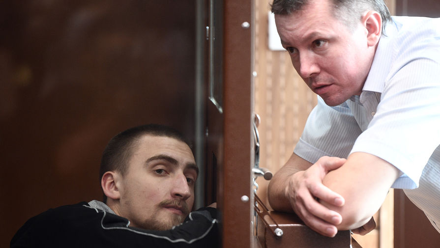 Павел Устинов в зале заседаний Тверского суда Москвы, 12 сентября 2019 года