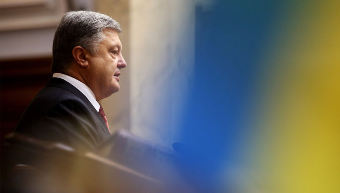 Президент Украины Петр Порошенко во время заседания Верховной рады Украины, 7 сентября 2017 года