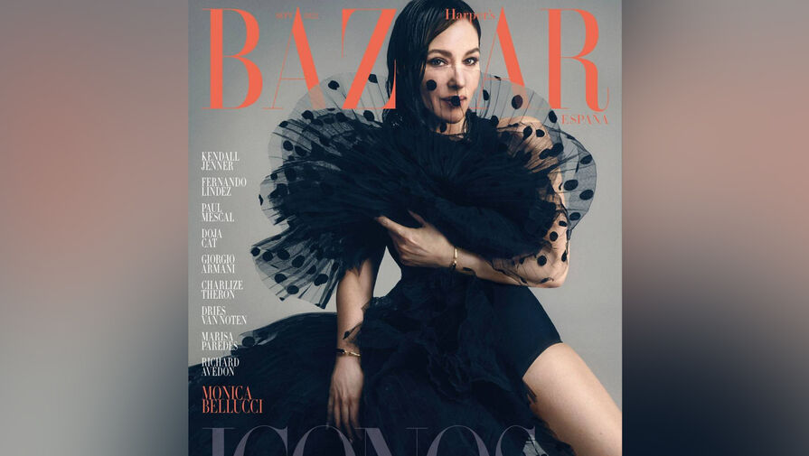 Актриса Моника Беллуччи снялась для обложки Harpers Bazaar