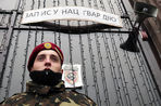 Киевские стражи порядка идти на войну не хотят, но готовы
