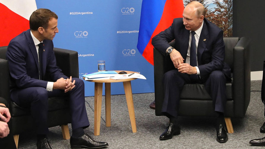 Путин обсудил с Макроном Украинское государство и Сирию — «Life.ru»