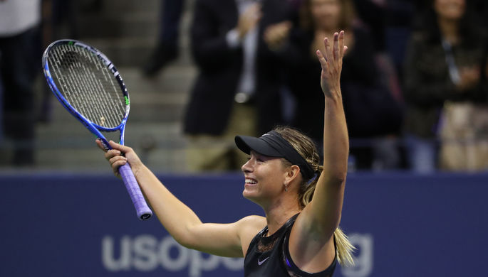 Мария Шарапова на турнире US Open.