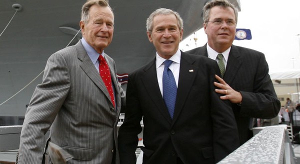 Джордж Буш-старший, Джордж Буш-младший и Джон Эллис «Джеб» Буш