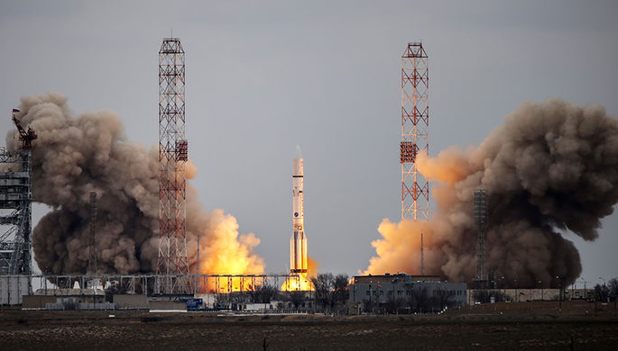Запуск ракеты-носителя «Протон-М» (фото из архива)