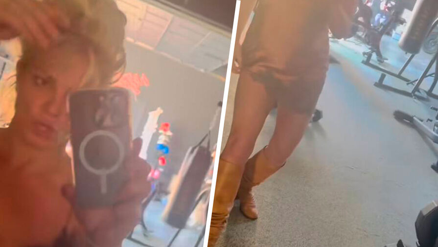 Певица Бритни Спирс опубликовала видео с тренировки в вечернем образе