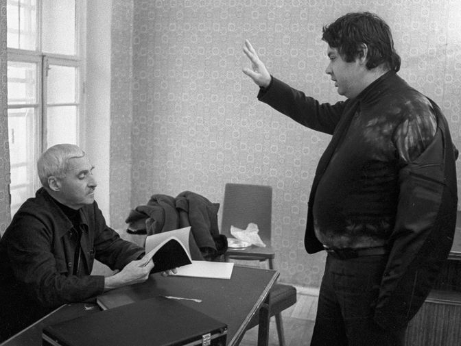 Алексей Герман и писатель Константин Симонов