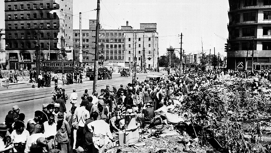 Район Гинза в Нагасаки, 30 сентября 1945 года