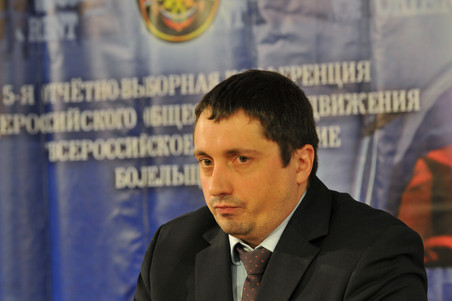 Президент Всероссийского объединения болельщиков Александр Шпрыгин