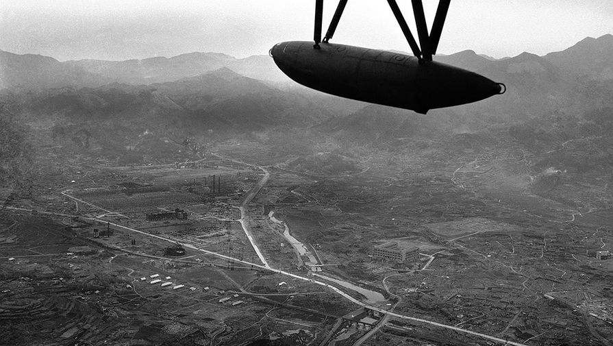 Разрушенный Нагасаки с воздуха, 22 марта 1946 года