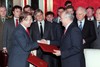 Вацлав Гавел и Михаил Горбачев