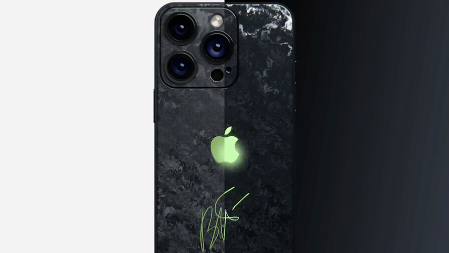Wylsacom выпустил эксклюзивный iPhone со светящимся логотипом Apple за 330 тысяч рублей