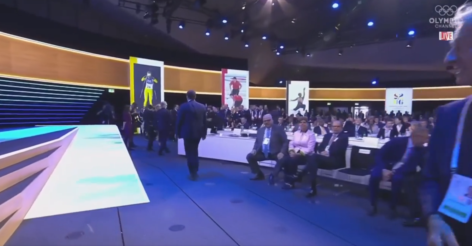 Президент МОК Томас Бах