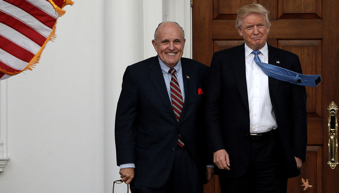 Руди Джулиани и Дональд Трамп