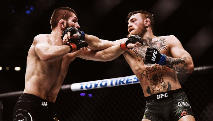Хабиб и Конор проводят бой на UFC 229