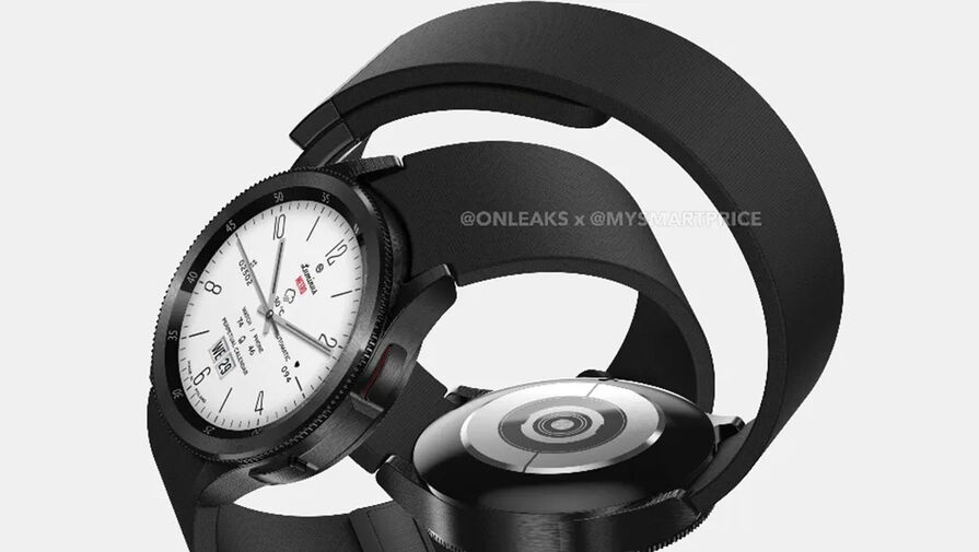 Появились качественные рендеры часов Samsung Galaxy Watch 6 Classic с подвижным безелем