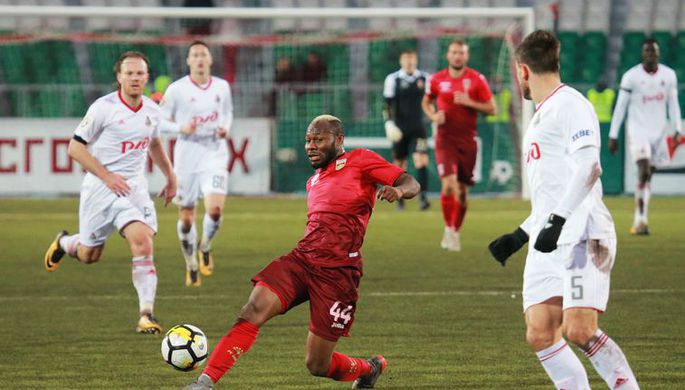 Эпизод матча «Локомотив» — «Уфа»