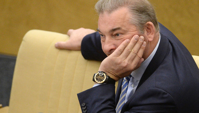 Член комитета Госдумы по физической культуре, спорту и делам молодежи Владислав Третьяк на пленарном...